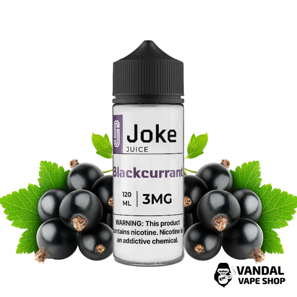Жидкость Joke 120 мл на органическом никотине 3 мг со вкусом смородины