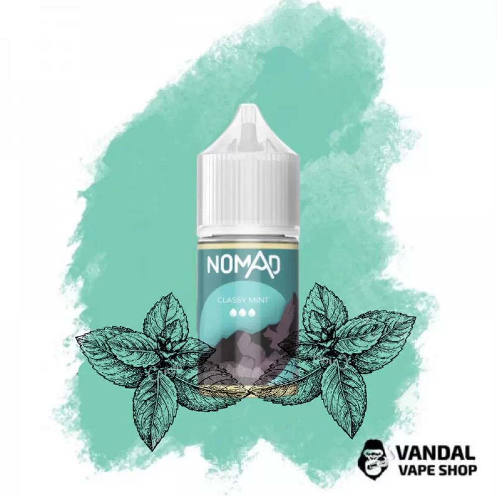 Жидкость NOMAD Salt 30 мл 50 мг на солевом никотине со вкусом класической мяты