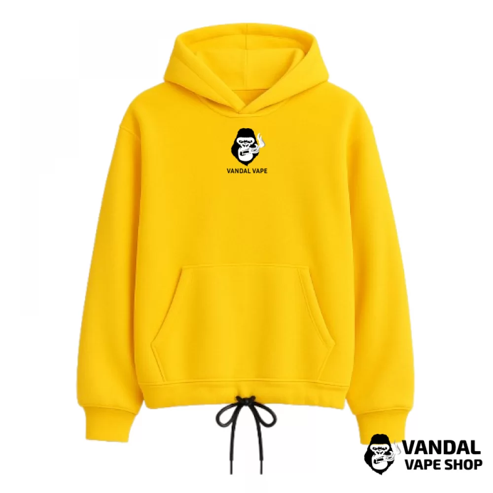Свитшот L/XL "Парят - Лучшие в мире люди" в желтом цвете с вышивкой