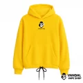 Свитшот L/XL "Парят - Лучшие в мире люди" в желтом цвете с вышивкой