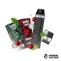 Набор M 2.0: подсистема Vaporesso Xros 3 Mini в черном цвете + картридж 1.0 Ом + 2 набора для самозамеса HARD VANDAL 2.0 10 мл 50 мг: со вкусом мяты с холодком / колы с вишней