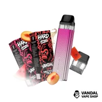 Набор M 2.0: Xros 3 mini Rose Pink + Картридж XROS Mini 1.0 Ом + HARD VANDAL 2.0 10 мл Nectar Tea 65 мг + Watermelon Smoothie 10 мл 65 мг + Стикерпак