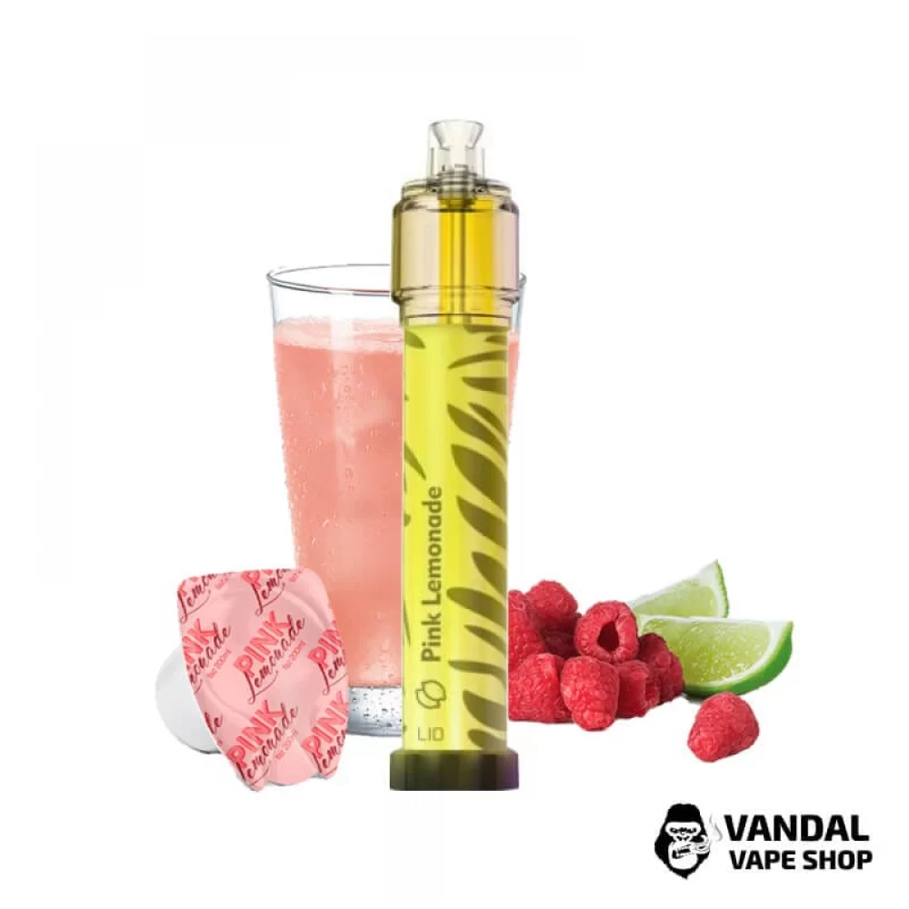 LIO Bee Lit Disponible Pod Kit 1300mAh Pink Lemonade5% Одноразова Pod система на 2500 затяжок зі смаком лимонаду з малини