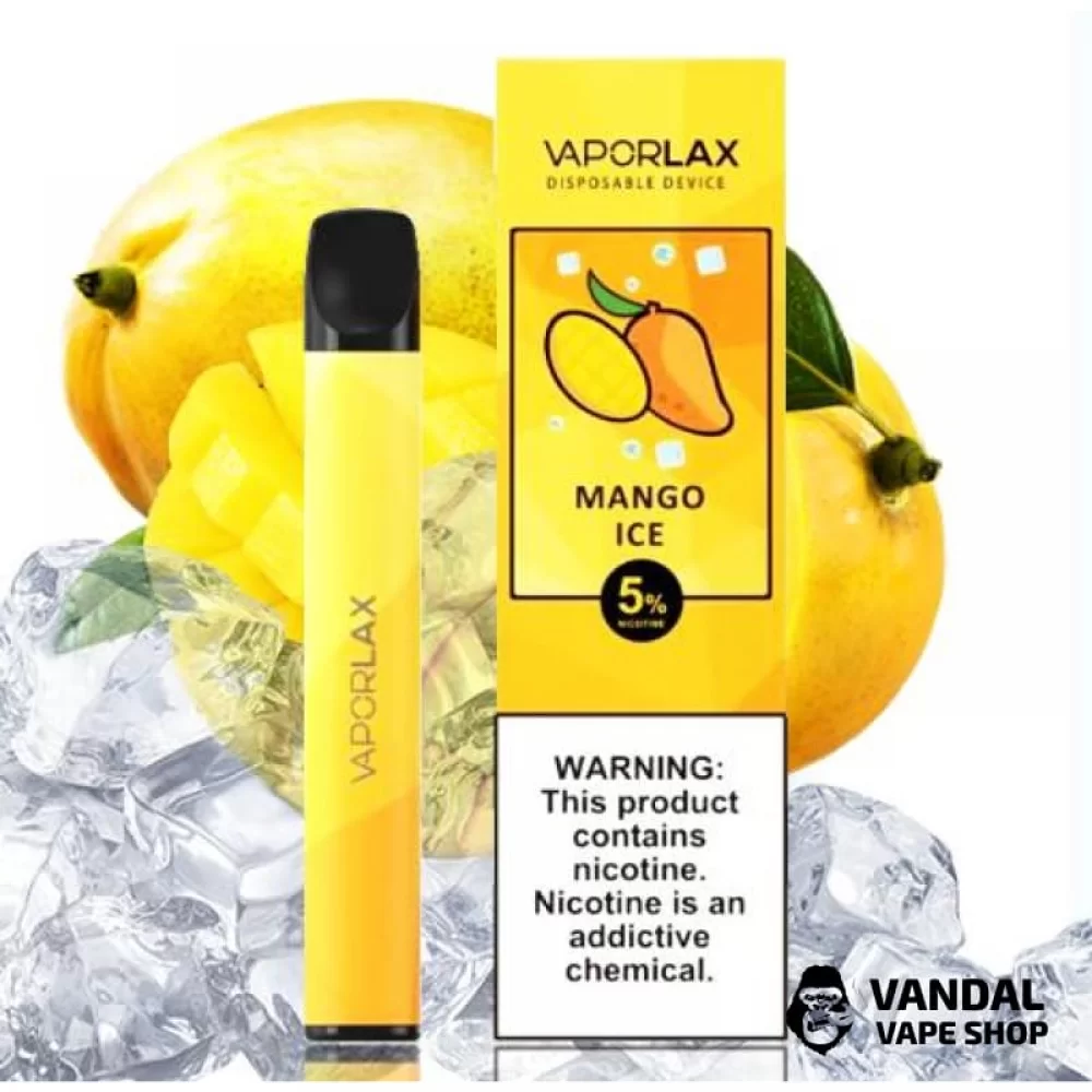 Одноразовая POD-система VAPORLAX на 800 затяжек со вкусом манго с холодком Одноразовая POD-система VAPORLAX на 800 затяжек со вкусом манго с холодком