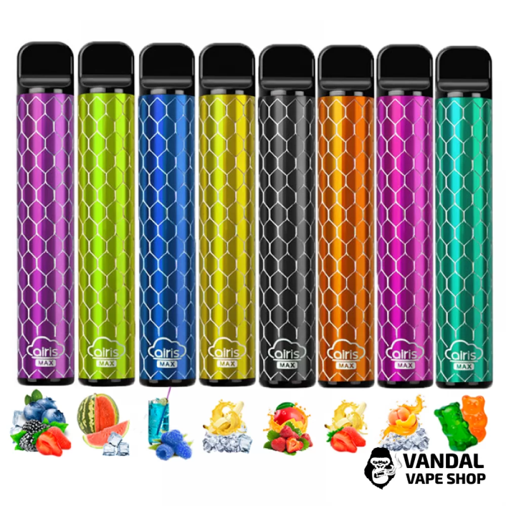 Одноразовая Pod система Airis Max Disposable Device 950mAh на 1800 затяжек. Одноразовая Pod система Airis Max Disposable Device 950mAh на 1800 затяжек.