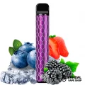 Одноразовая Pod система Airis Max Disposable Device 950mAh на 1800 затяжек со вкусом ежевики, черники и клубники с холодком
