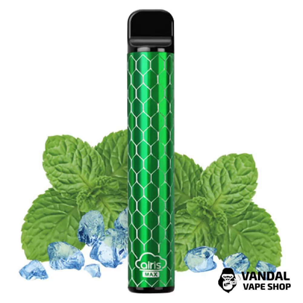 Одноразовая Pod система Airis Max Pod Disposable Device 950mAh на 1800 затяжек со вкусом мяты с холодком Одноразовая Pod система Airis Max Pod Disposable Device 950mAh на 1800 затяжек со вкусом мяты с холодком