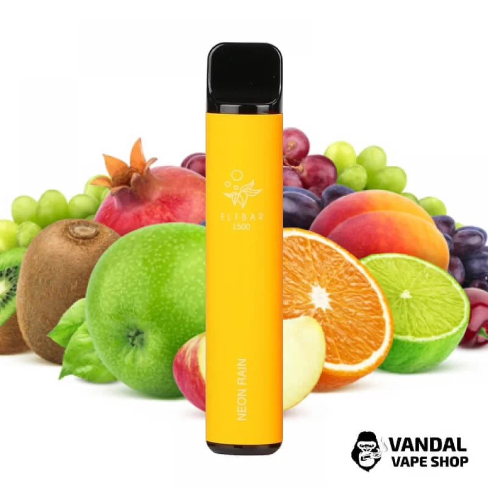Одноразовый Pod Elf Bar 1500 Disposable Device 850mAh 5% на 1500 затяжек со вкусом микса фруктов