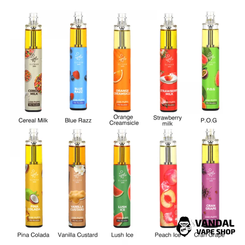 Одноразовая Pod система Elf Bar 2200 Disposable Pod 1250mAh