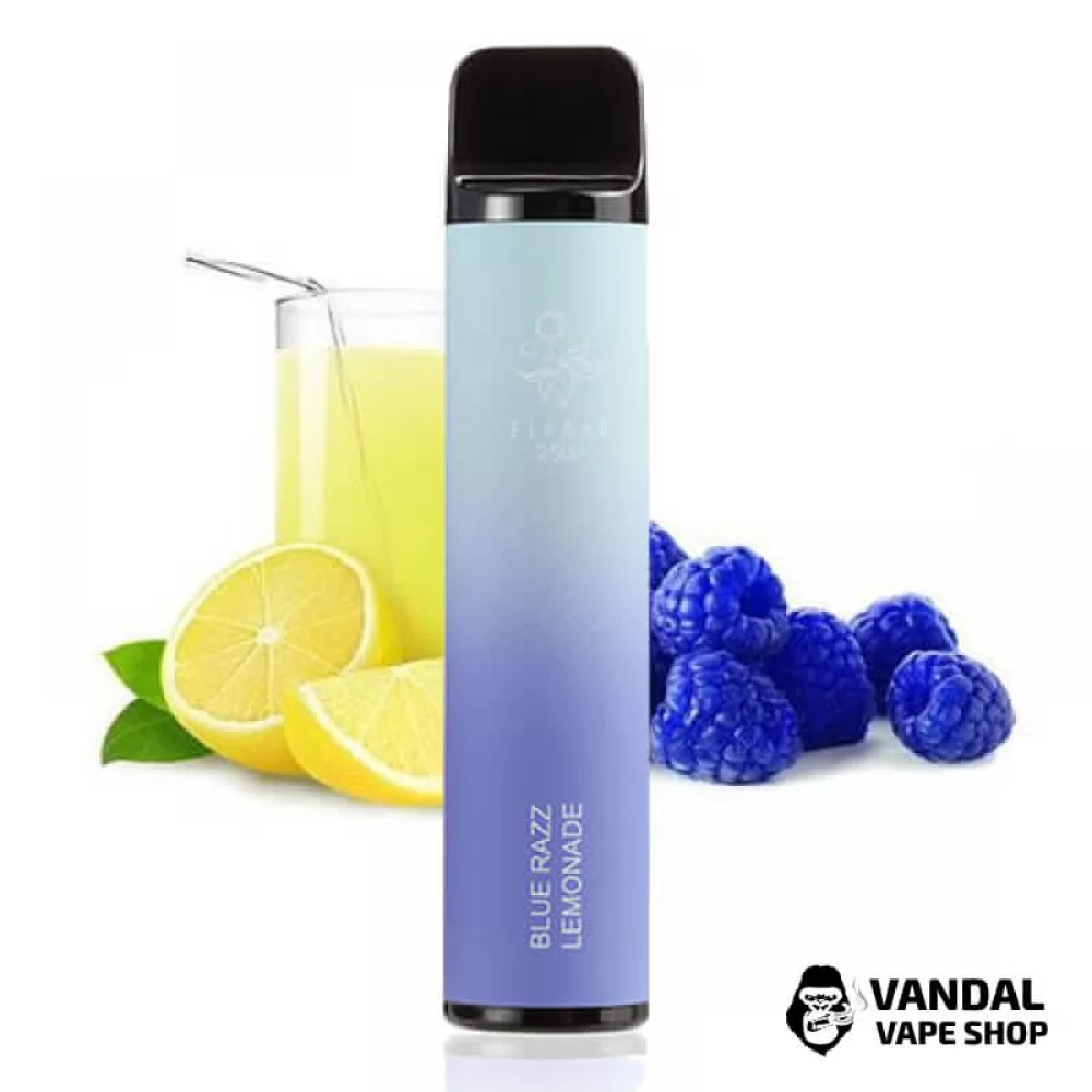 Одноразовый Pod Elf Bar 1400mAh 5% на 2500 затяжек со вкусом лимонада с голубой малиной Одноразовый Pod Elf Bar 1400mAh 5% на 2500 затяжек со вкусом лимонада с голубой малиной
