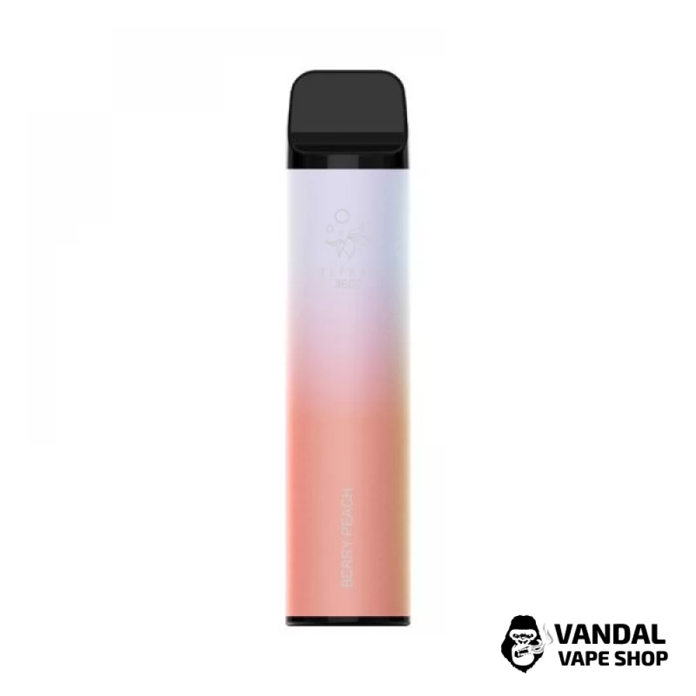 Одноразовый перезаряжаемый Pod Elf Bar 650 мАч на 3600 затяжек со вкусом ягод с персиком