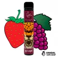 Одноразовый Pod Elf Bar Lux 1500 Disposable Device 850mAh 50 мг (Banana Ice) на 1500 затяжек со вкусом клубники и винограда