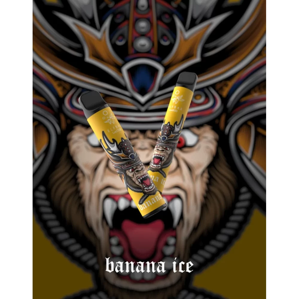 Одноразовый Pod Elf Bar Lux 1500 Disposable Device 850mAh 50 мг на 1500 затяжек со вкусом банана с холодком Одноразовый Pod Elf Bar Lux 1500 Disposable Device 850mAh 50 мг на 1500 затяжек со вкусом банана с холодком