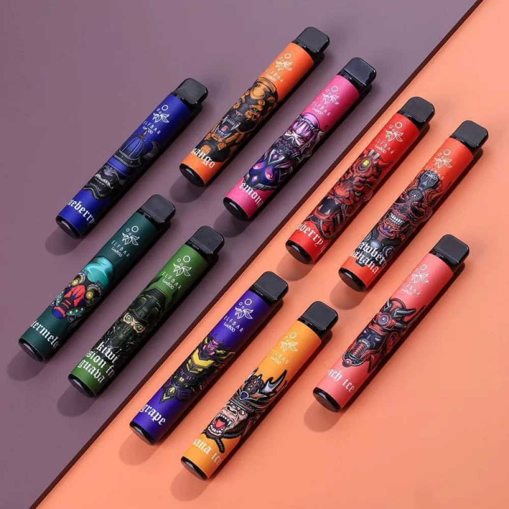 Одноразовый Pod Elf Bar Lux 1500 Disposable Device Blue Razz Lemonade 850mAh 50 мг на 1500 затяжек со вкусом лимонада из синей малины
