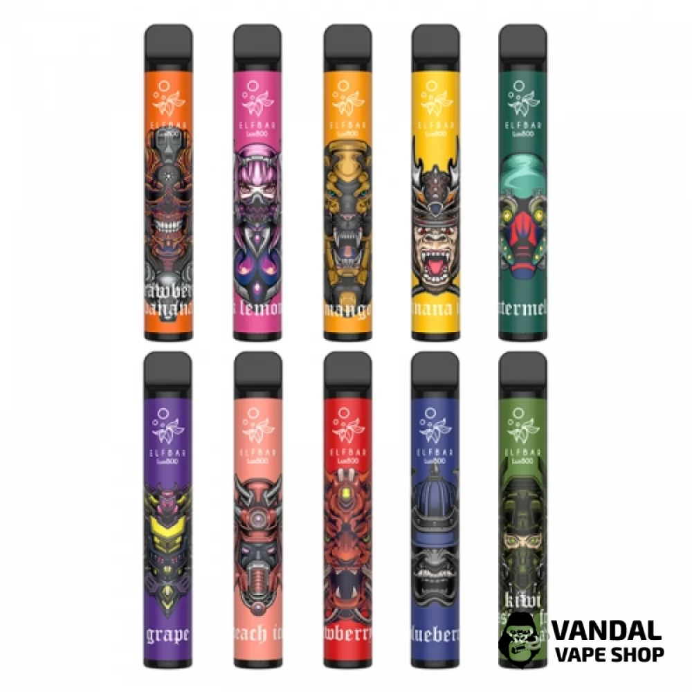 Одноразовый Pod Elf Bar Lux 800 Disposable Device 550mAh 5% на 800 затяжек Одноразовый Pod Elf Bar Lux 800 Disposable Device 550mAh 5% на 800 затяжек