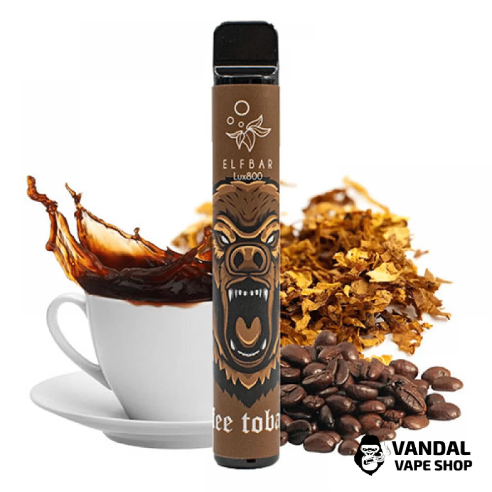 Одноразовый Pod Elf Bar Lux 800 Disposable Device 550mAh 5% на 800 затяжек со вкусом кофе и табака