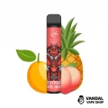 Одноразовый Pod Elf Bar Lux 1500 Disposable Device Pineapple Peach Mango 850mAh 50 мг на 1500 затяжек со вкусом персика, манго, ананаса