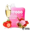 Champagne Strawberry Ice Cream