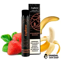 Explorer 1500 Disposable Device 850mAh - Strawberry Banana