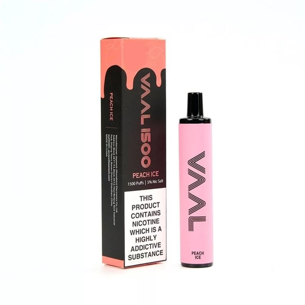 Одноразовая Pod система Joyetech VAAL 1500 Disposable Pod Kit 950mAh Peach Ice со вкусом Персика и льда
