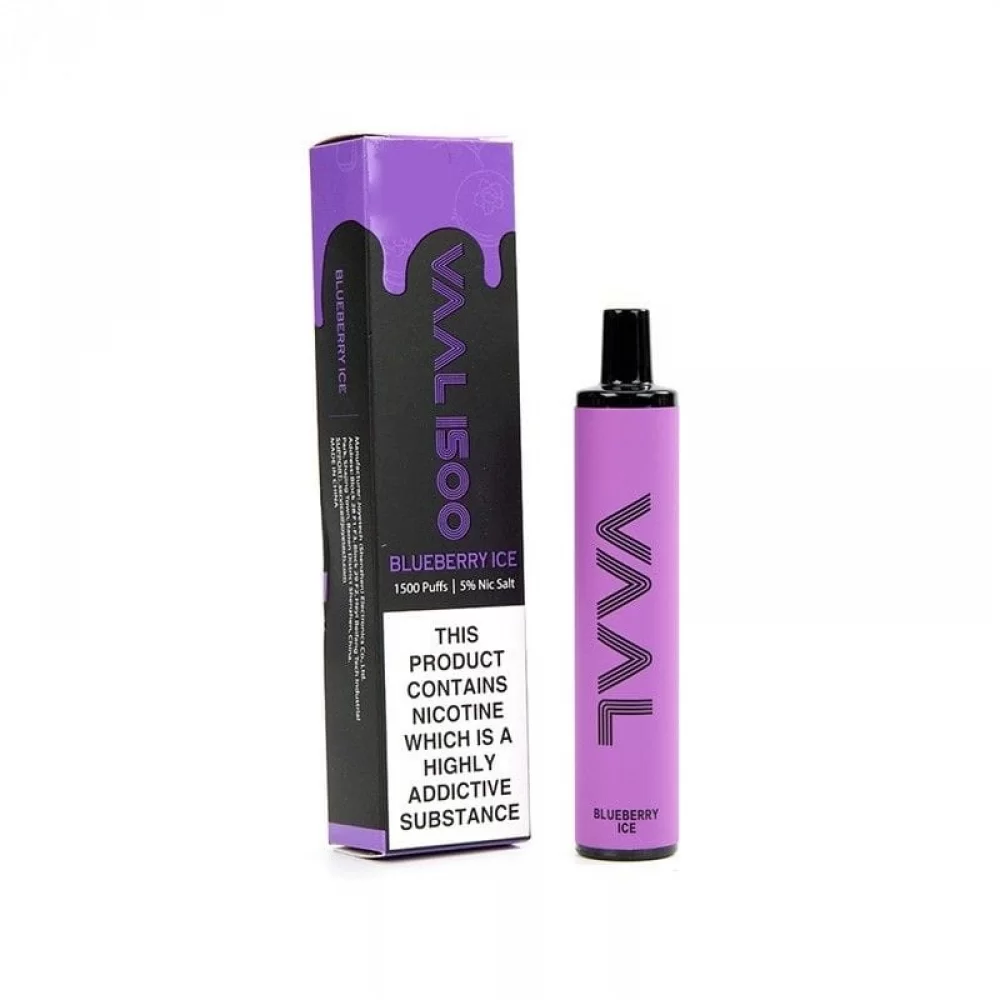 Одноразова Pod система Joyetech VAAL 1500 Disposable Pod Kit 950mAh зі смаком чорниці з льодом