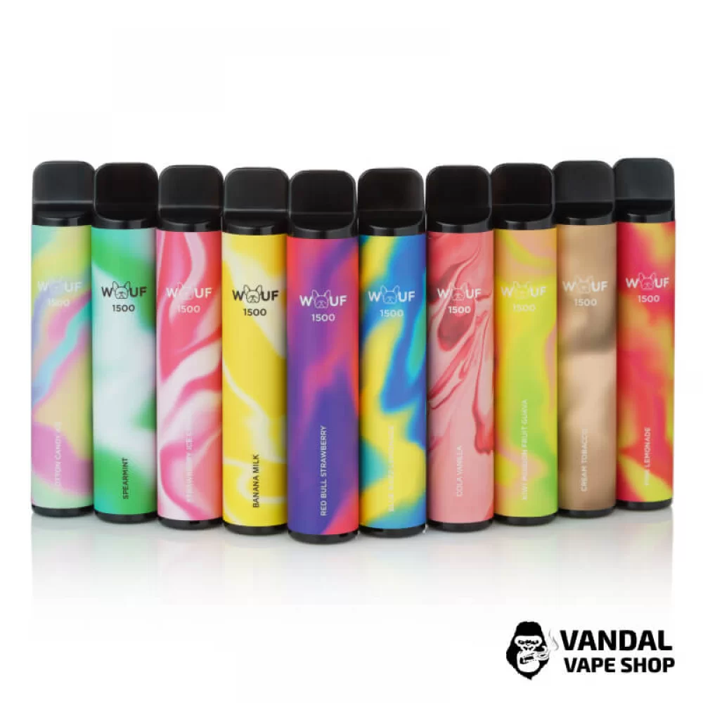 Одноразовий Pod WOUF 1500 Disposable Device 850mAh 5% на 1500 затяжок