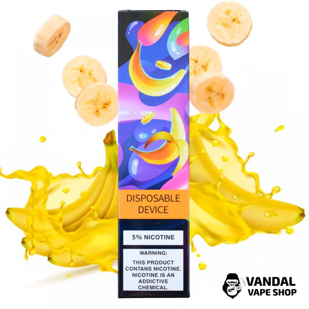 Одноразовая Pod система ZeeZee Disposable Pod Kit 5% 850 mAh на 1500 затяжек со вкусом банана