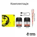 Оригинальный стартовый наборVaporesso Xros 3 Nano Kit Mistery Box Verison - в сером цвете с зелёной накладкой