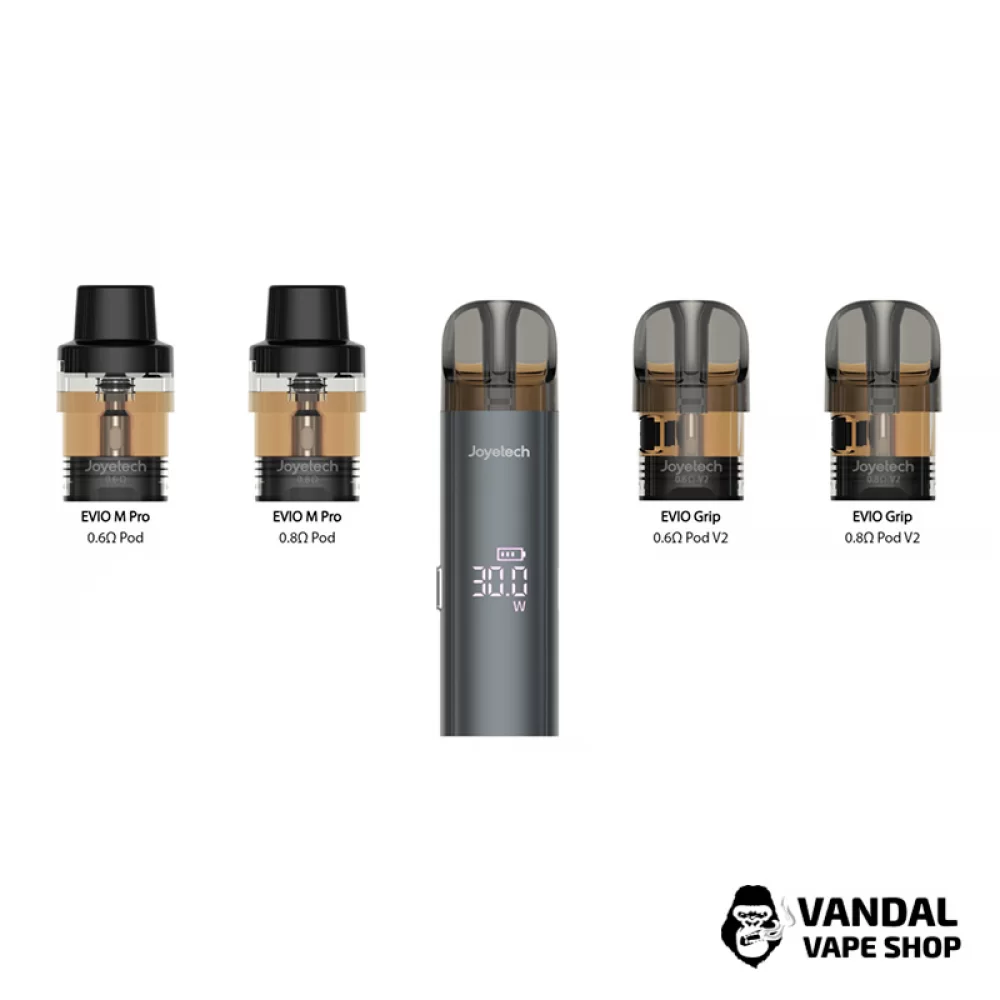 Оригинальная подсистема Joyetech Evio M Pro в сером цвете Оригинальная подсистема Joyetech Evio M Pro в сером цвете