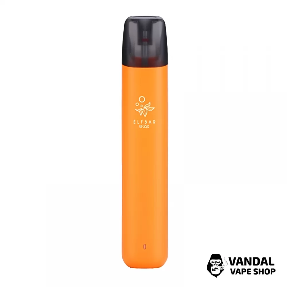 Багаторазовий Elf Bar RF350 Pod Starter Kit 350mAh в помаранчевому кольорі