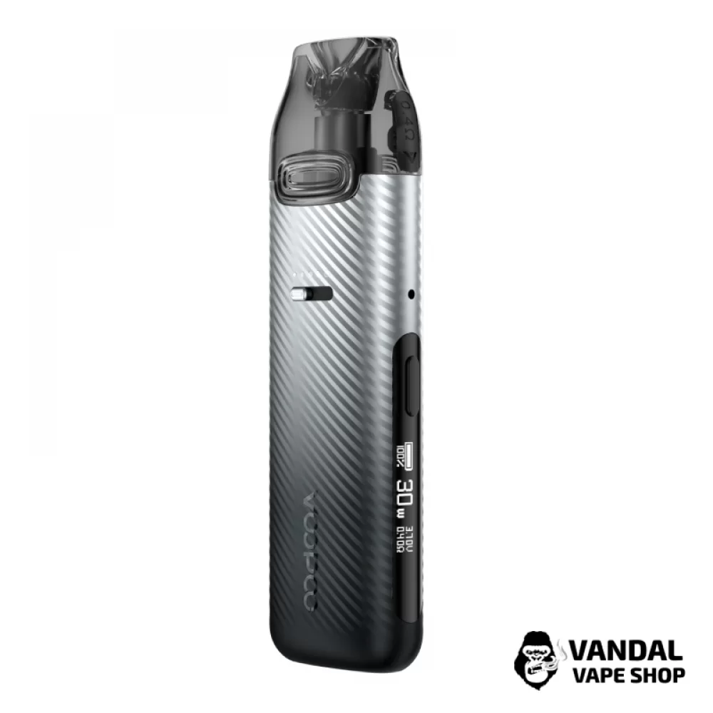 Pod-система VooPoo VMATE PRO Pod Kit в серебряно-черном градиенте