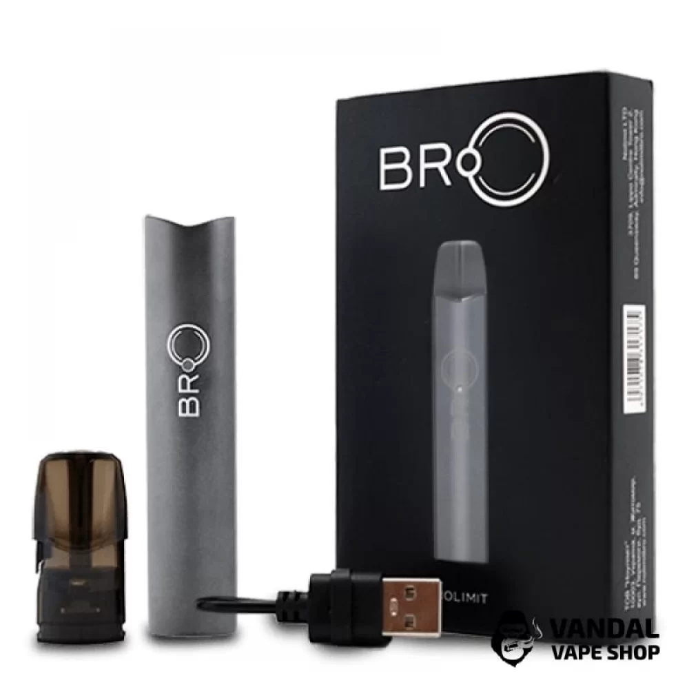 Стартовый набор Nolimit BRO Pod Kit в серебреном цвете