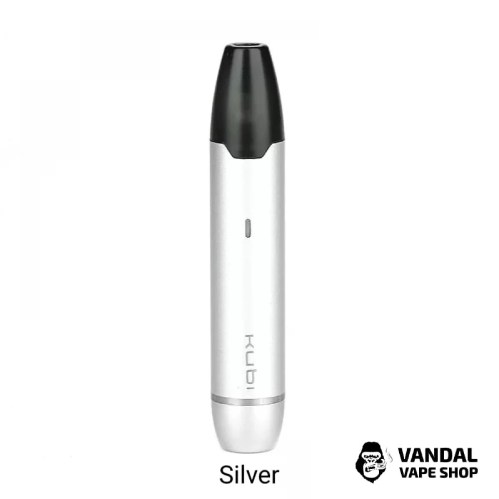 Оригинальная Pod-система Hotcig Kubi Refillable Pod Kit в серебряном цвете Оригинальная Pod-система Hotcig Kubi Refillable Pod Kit в серебряном цвете