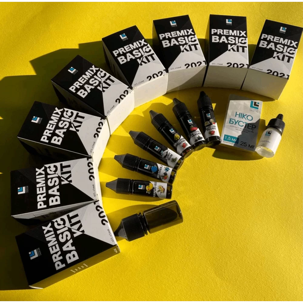 Набор для самозамеса Premix Basic Kit 30 мл 50 мг Hard со вкусом мятной жвачки