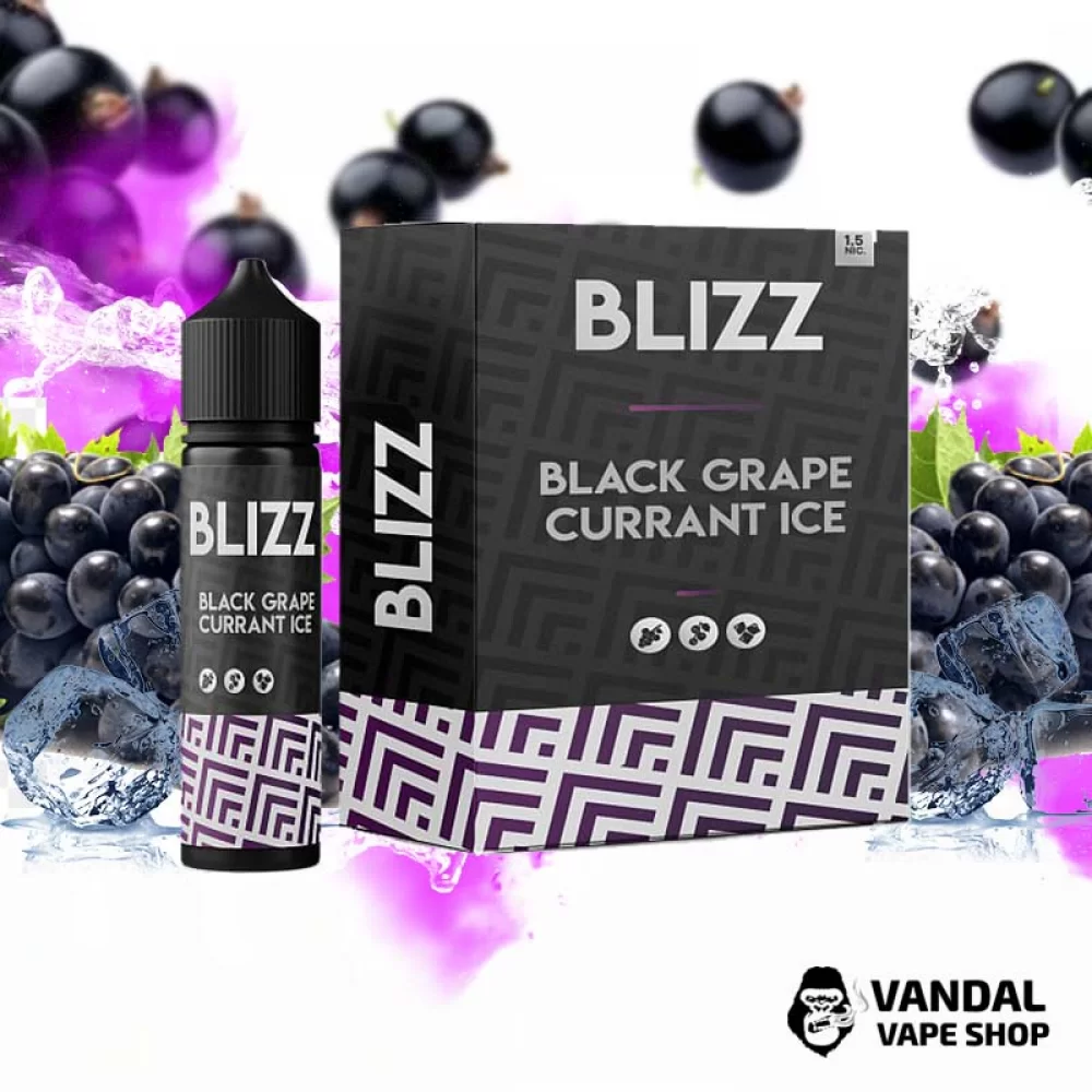 Набор Blizz 60 мл 3 мг со вкусом винограда и смородины с холодком