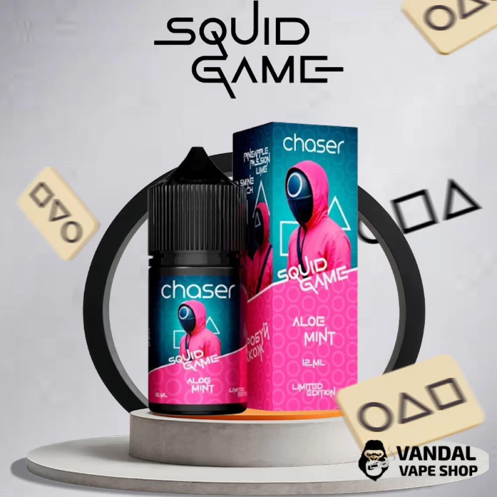 Набор для самозамеса Chaser Squid Game 30 мл 65 мг - со вкусом алое и мяты