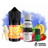 Наборы для самозамеса Crazy Juice - Banana Straw 30 мл 65 мг