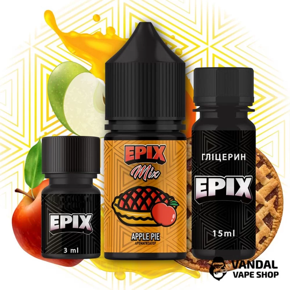 Набор для самозамеса Epix Mix 30 мл 25 мг со вкусом яблочного пирога с нотками корицы
