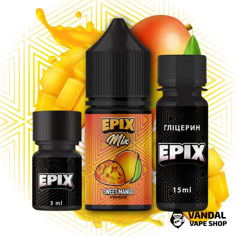 Набор для самозамеса Epix Mix 30 мл 65 мг со вкусом сочного манго