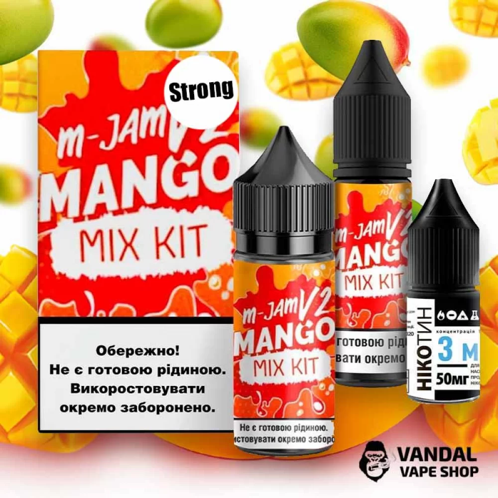 Набор для самозамеса M-JAM V2 Salt Strong 30 мл 50 мг со вкусом манго