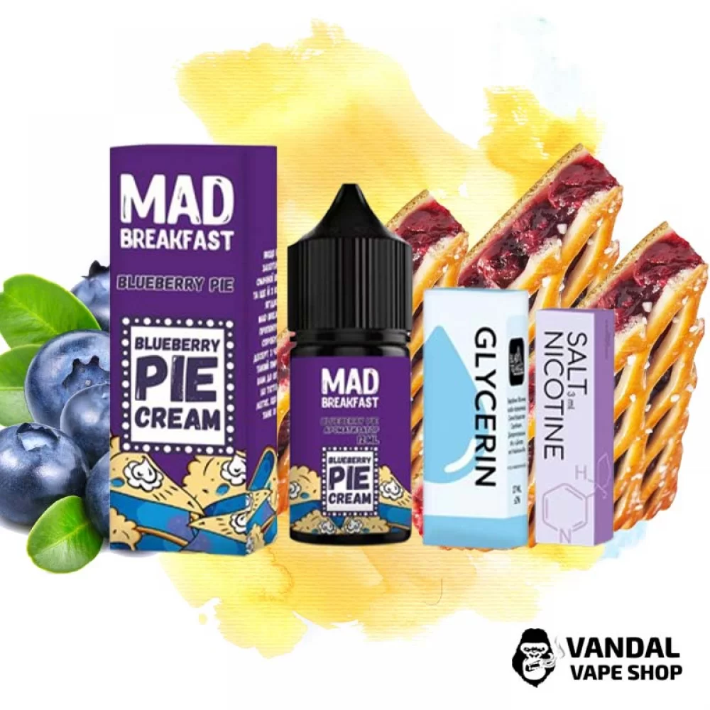 Набір для самозамісу Mad Breakfast 30 мл 25 мг зі смаком чорничного пирога