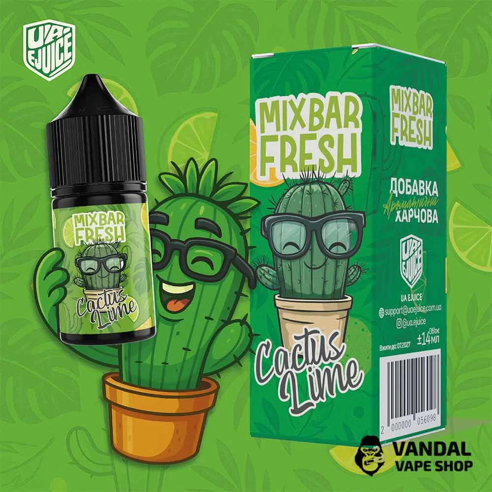 Набор для самозамеса Mix Bar Fresh 15 мл 50 мг со вкусом кактуса и лайма