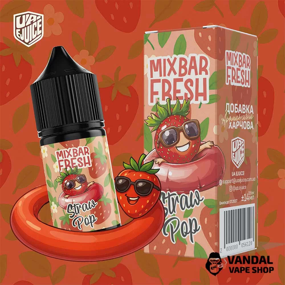 Набор для самозамеса Mix Bar Fresh 30 мл 65 мг со вкусом клубники и ментола