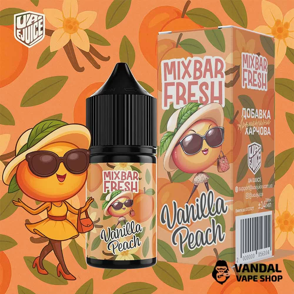 Набор для самозамеса Mix Bar Fresh 30 мл 65 мг со вкусом персика и ванили