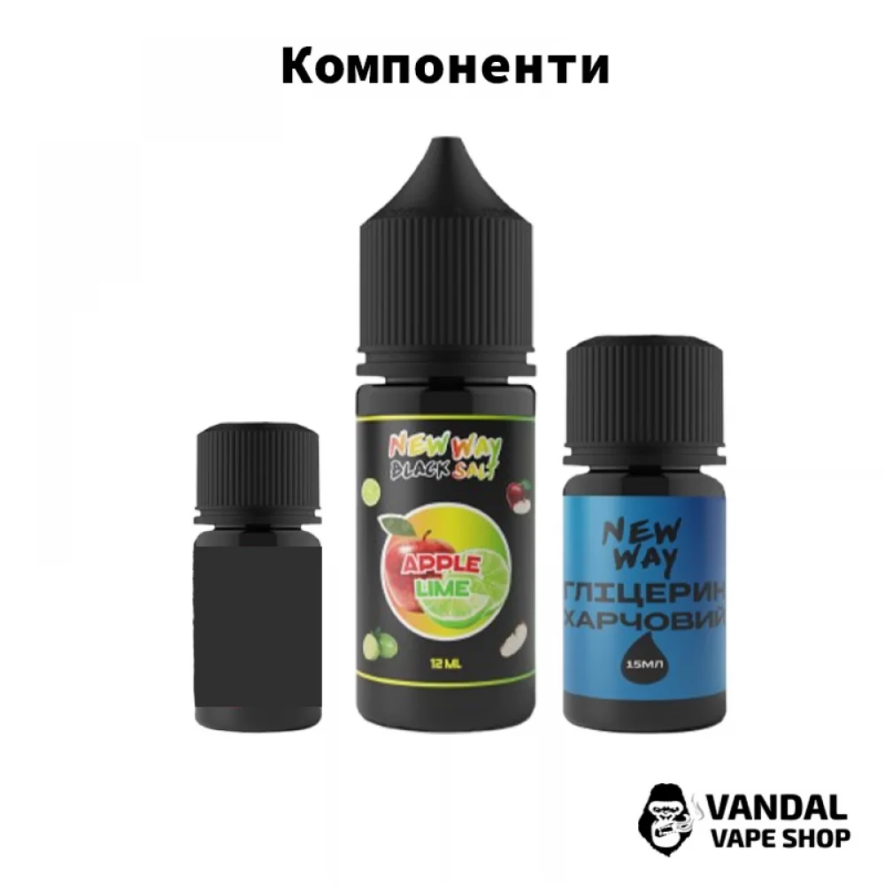 Набор для самозамеса New Way Black 30 мл 50 мг со вкусом манго и апельсина