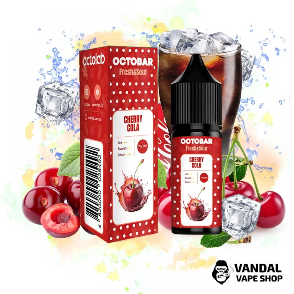 Набор для самозамеса Octobar Fresh & Sour со вкусом вишневой колы с кислинкой
