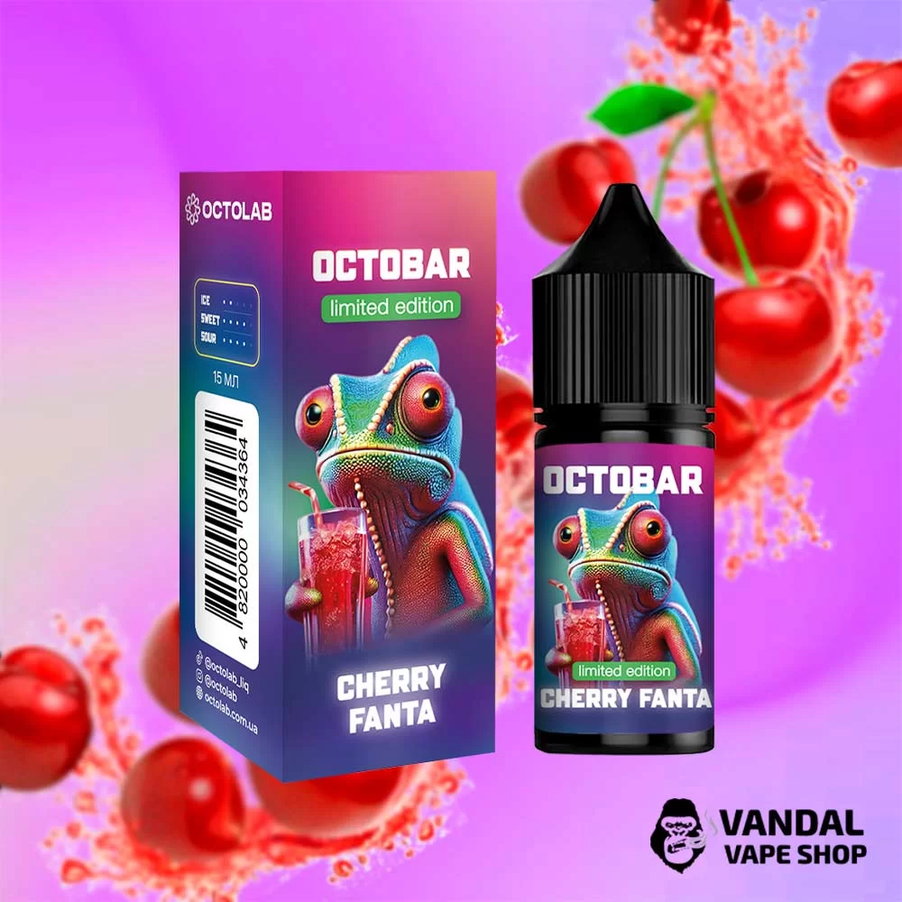 Набор для самозамеса OctoBar NFT Limited Edition 30 мл 50 мг Hard со вкусом фанты с вишней