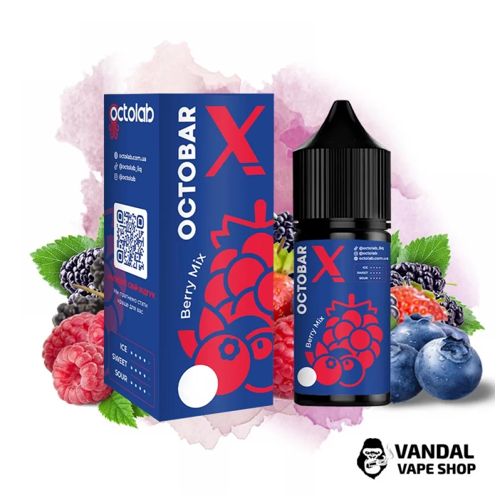 Набор для самозамеса Octobar X 30 мл 50 мг со вкусом ягод