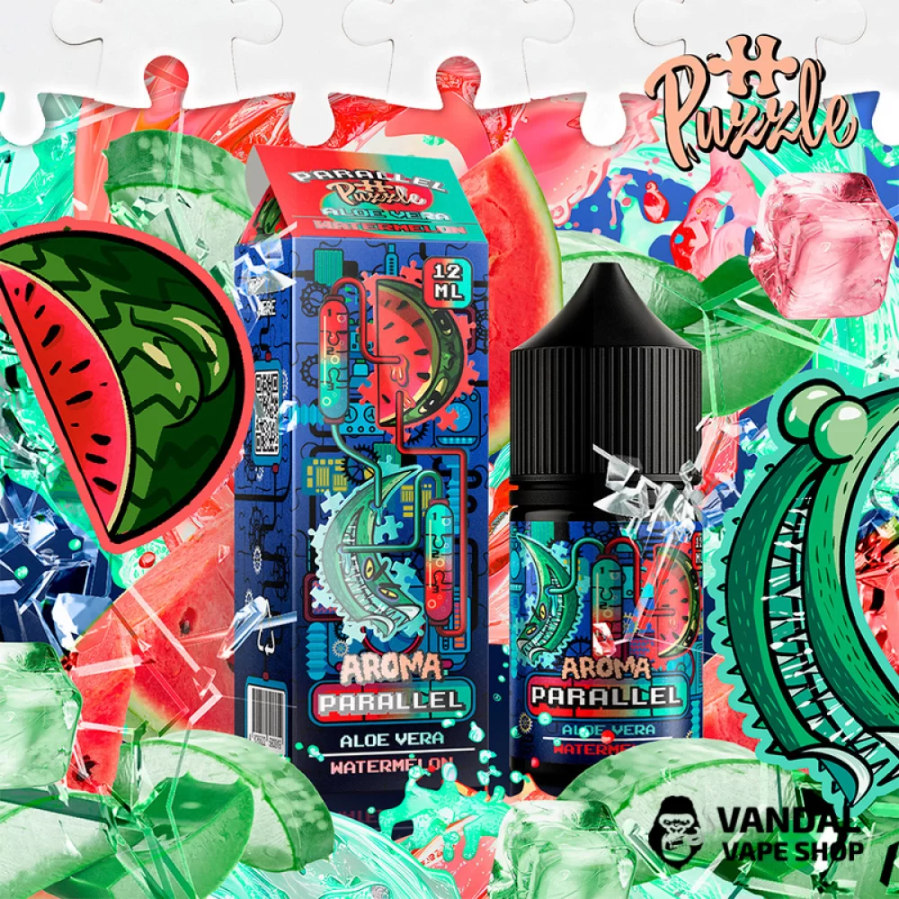 Набор для самозамеса In Bottle Parallel Puzzle 30 мл 30 мг со вкусом алоэ вера и арбуза