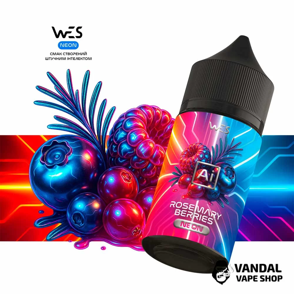 Набор для самозамеса WES Ai Neon 30 мл 50 мг со вкусом ягод и розмарина